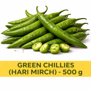 Green Chillies(Hari Mirch) - 500g