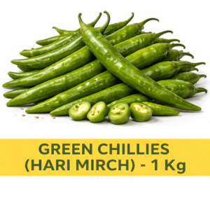Green Chillies(Hari Mirch) - 1Kg